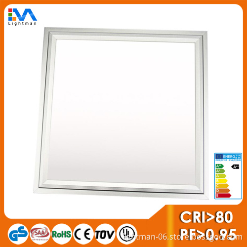 24V DC input voltage white color frame led panel light 30x30 20w